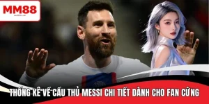thống kê về cầu thủ messi